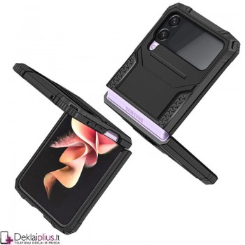 Wozinsky smūgiams atsparus dėklas su žiedu (telefonams Samsung Z Flip 3)   